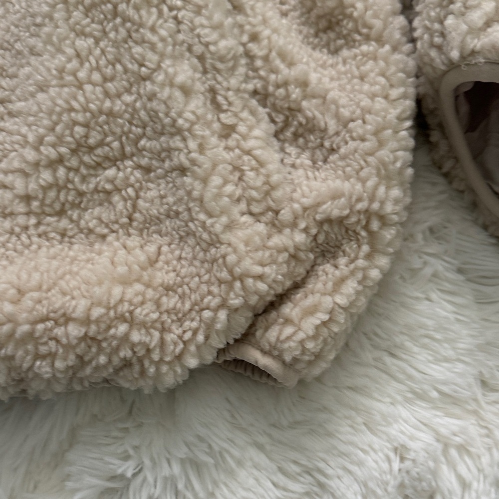 Warm Cream Sherpa Jacket - Picture 4 of 8